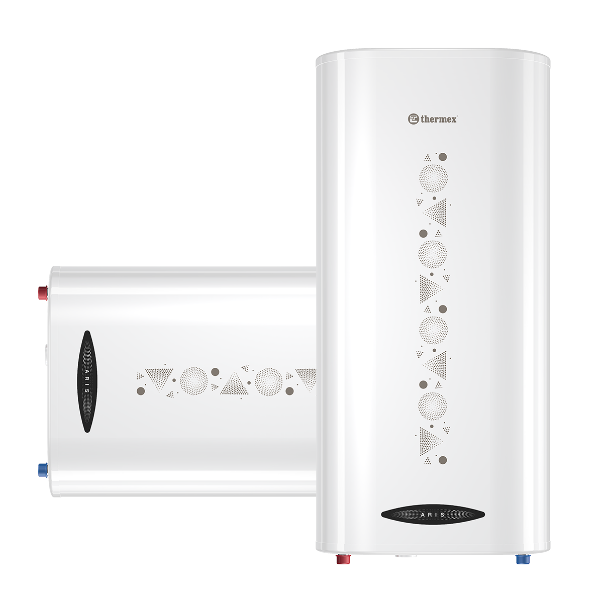 Электроводонагреватель Aris 50 THERMEX  (50л. плоский, биостеклофарфор, сух. ТЭН)